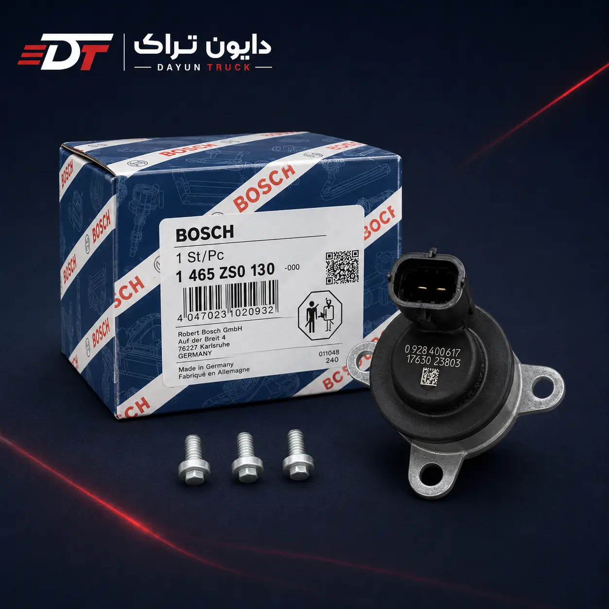 شیر برقی 617 پمپ گازوئیل کامن ریل بوش 0928400617
