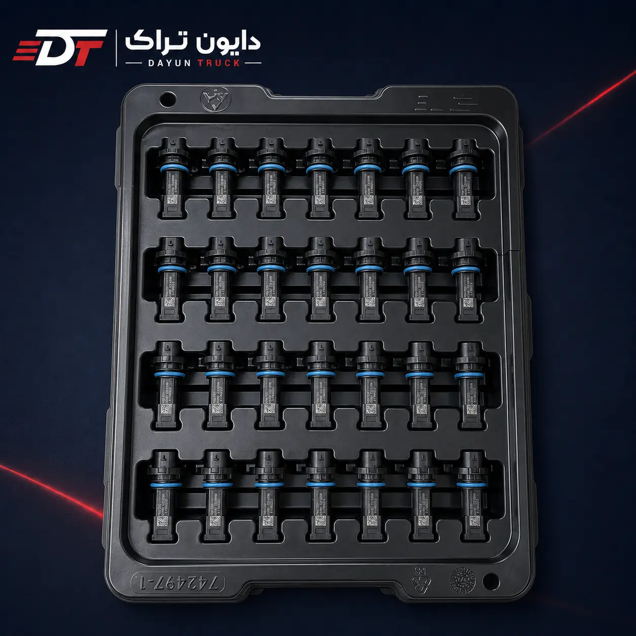 سنسور دور گیربکس دایون اتومات اصل وابکو WABCO کد 4410371210 خط قرمز